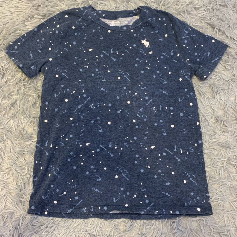 Abercrombie kids paint splatter t shirt